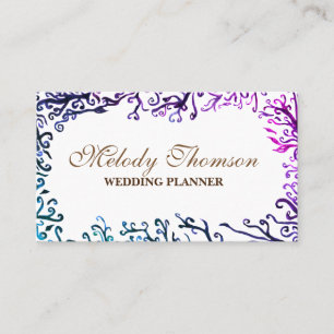 Botanical Elements, Elegant Business Cards