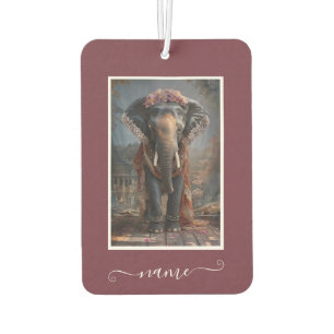 Botanical Elephant Car Air Freshener