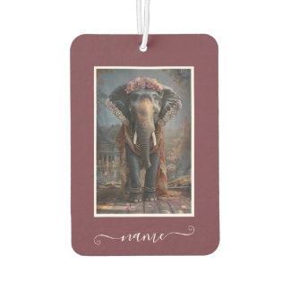 Botanical Elephant Car Air Freshener