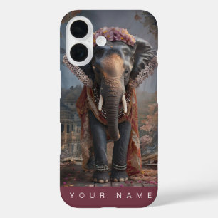 Botanical Elephant iPhone 16 Case