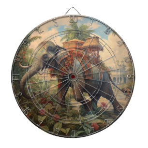 Botanical Elephant Safari Club Dartboard
