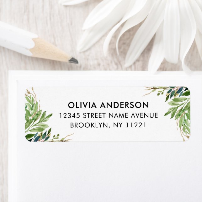 Botanical Eucalyptus Foliage Watercolor Leaves (Insitu)