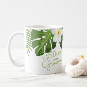 Botanical Father of the Groom Hawaiian Wedding Coffee Mug