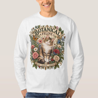 Botanical Feline T-Shirt |