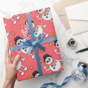 Botanical Festive Holiday and Birthday Custom Wrap Wrapping Paper