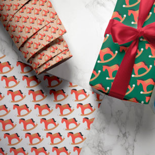 Botanical Festive Holiday and Birthday Custom Wrap Wrapping Paper Sheet