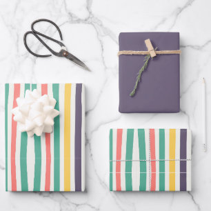 Botanical Festive Holiday and Birthday Custom Wrap Wrapping Paper Sheet