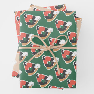 Botanical Festive Holiday and Birthday Custom Wrap Wrapping Paper Sheet