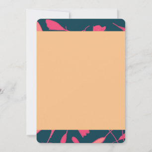 Botanical flat card