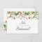 Botanical Floral Bridesmaid Card