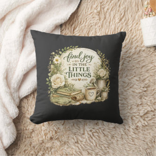 Botanical Floral Cottagecore Inspirational Design Cushion