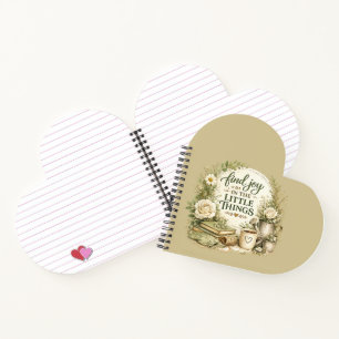 Botanical Floral Cottagecore Inspirational Design Notebook