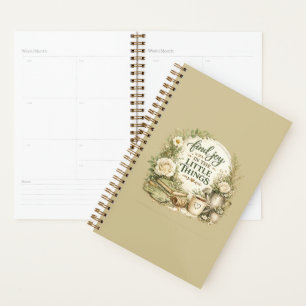 Botanical Floral Cottagecore Inspirational Design Planner
