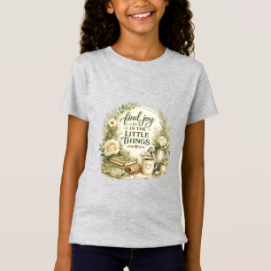 Botanical Floral Cottagecore Inspirational Design T-Shirt