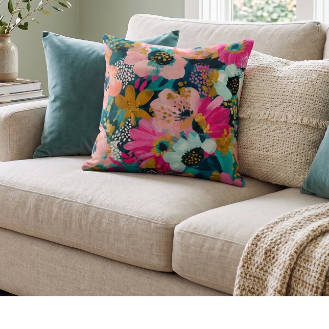 Botanical Floral  Cushion (Creator Uploaded)