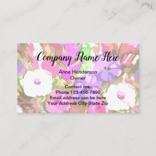 Botanical Floral Design Business Card