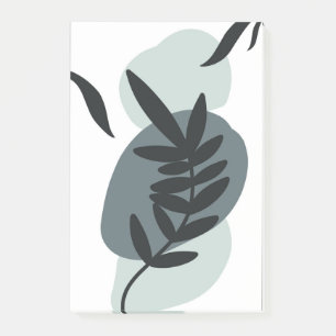 Botanical floral design  post-it notes