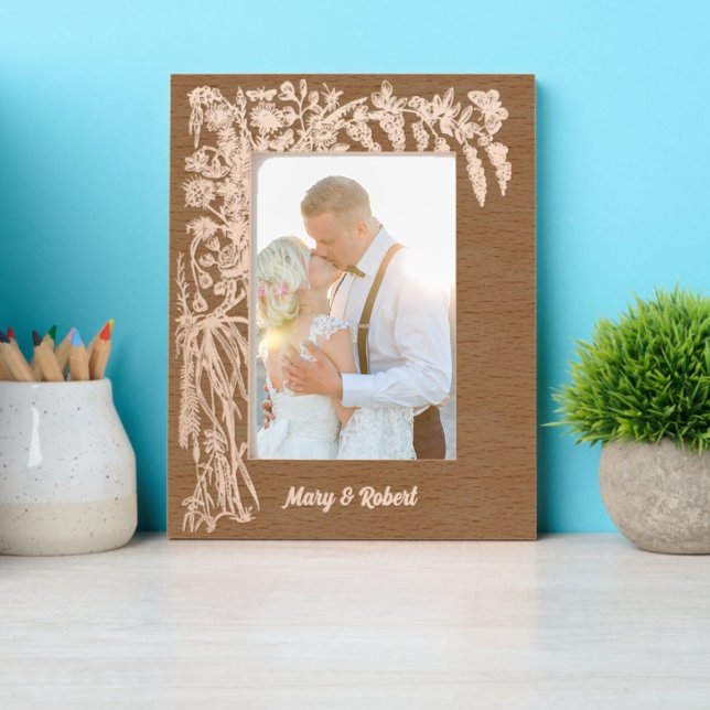 Botanical Floral Foliage & Butterflies Border Etched Frames (Creator Uploaded)