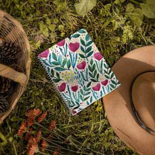 Botanical floral illustration planner