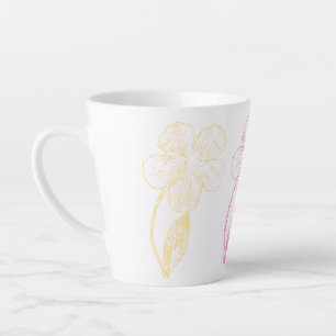 Botanical Floral Trio Latte Mug