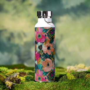 Botanical Floral  Water Bottle