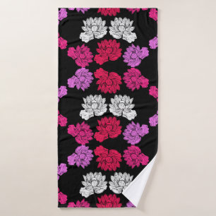 Botanical Floral Water lily Bath Towel