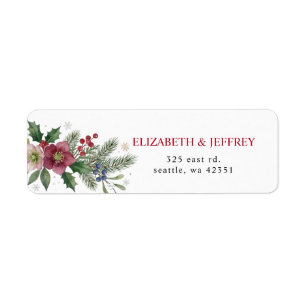 Botanical Floral Winter Christmas Wedding