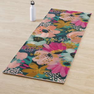 Botanical Floral  Yoga Mat