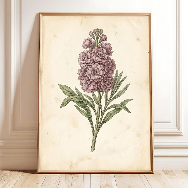 Botanical Flower Art Print Boho Style (Creator Uploaded)