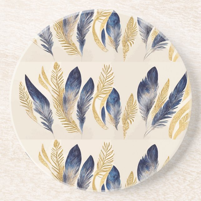 “Botanical Flower” Ceramic Coaster (Front)