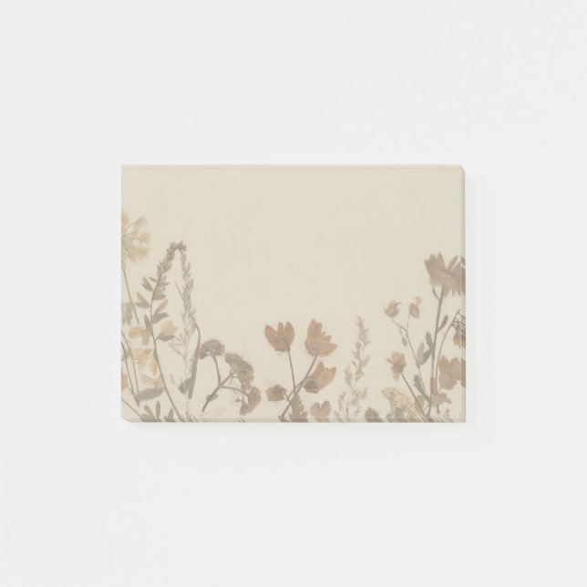 Botanical Flower Collage Post-It Notes (Front)