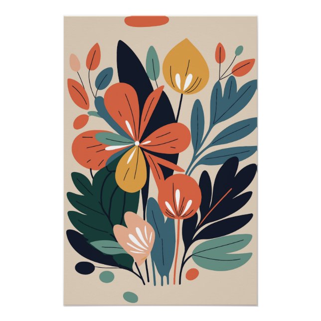 Botanical Flower Poster Nr. 13 (Front)