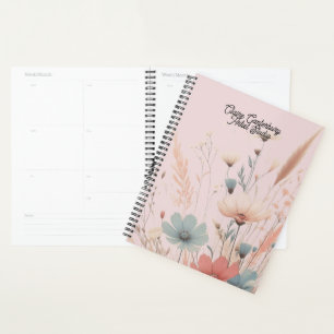 Botanical Flowers and Grasses Planner