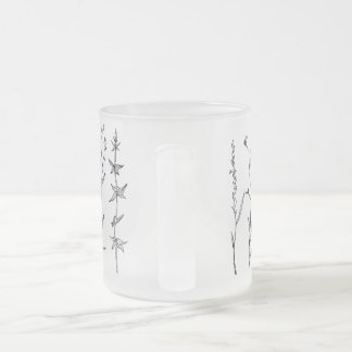 Botanical Frosty Frosted Glass Coffee Mug
