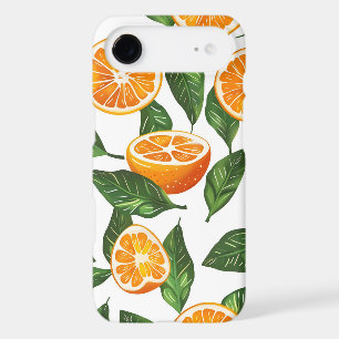 Botanical Fruit Orange Citrus Seamless