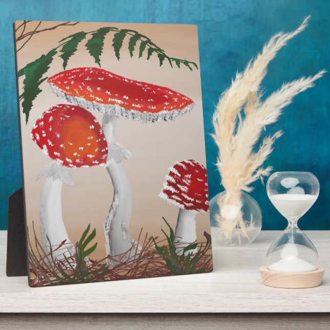 Botanical Fungi - VR Painting Plaque (Side)