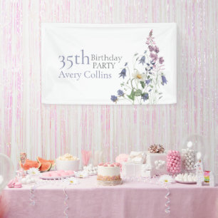Botanical Garden 35th Birthday Banner