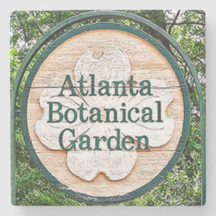 Botanical Garden Atlanta Landmark Marble Stone Coa Stone Coaster