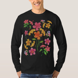 Botanical Garden Beautiful Flower Blossoms Nature  T-Shirt