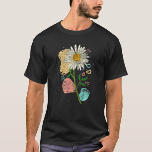 Botanical Garden Botany Flower Blossom Colourful D T-Shirt