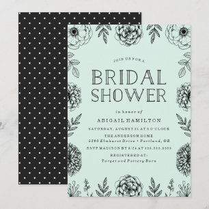 Botanical Garden Bridal Shower Invitation