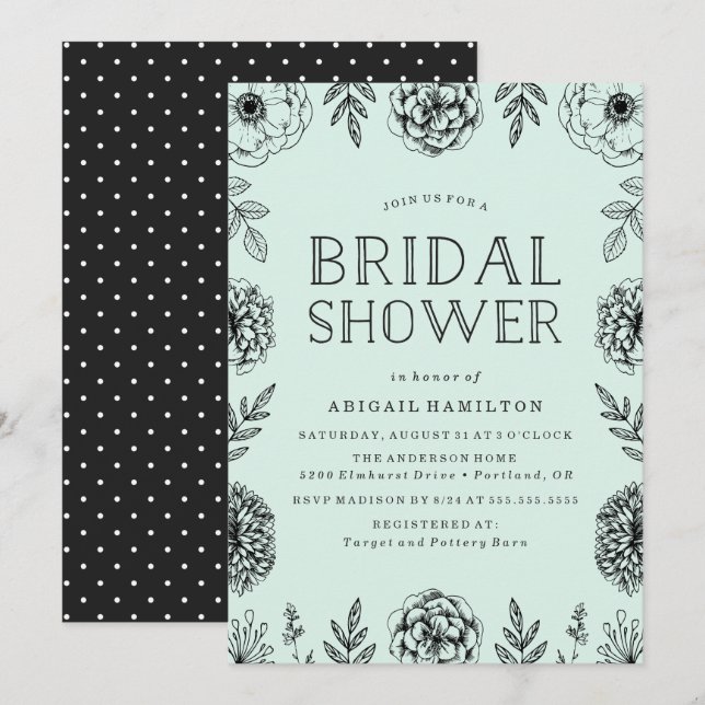 Botanical Garden | Bridal Shower Invitation (Front/Back)