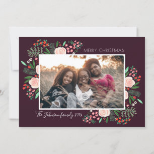 Botanical Garden   Christmas Holiday   Photo Card