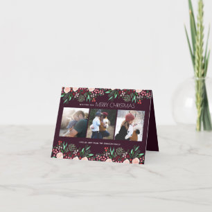 Botanical Garden Christmas Holiday Photo Card