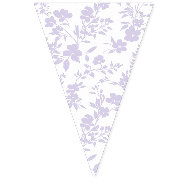 Botanical Garden Dusty Lavender - Neutral Bunting (First Flag)