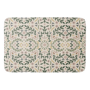 Botanical Garden Floral Bath Mat