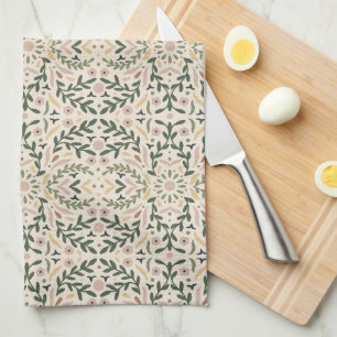 Botanical Garden Floral Bath Tea Towel