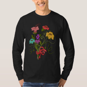 Botanical Garden Flower Blossoms Wildflower Botani T-Shirt