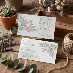 Botanical Garden-Inspired Business Card