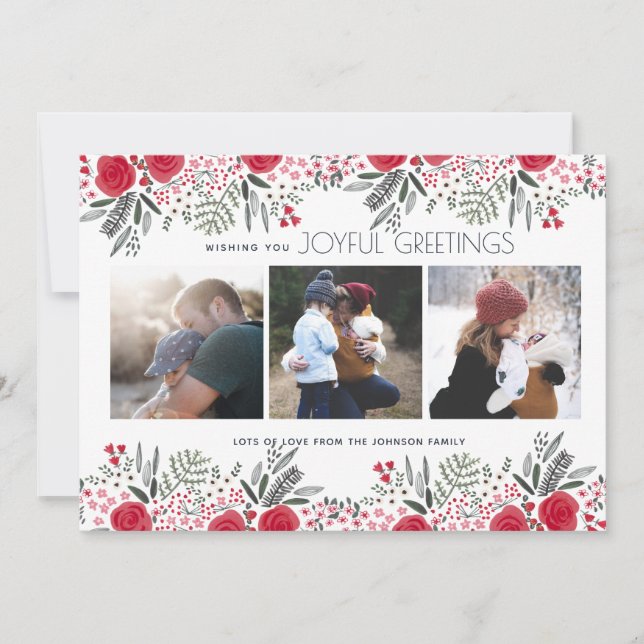 Botanical Garden joyful greetings | Photo Card (Front)